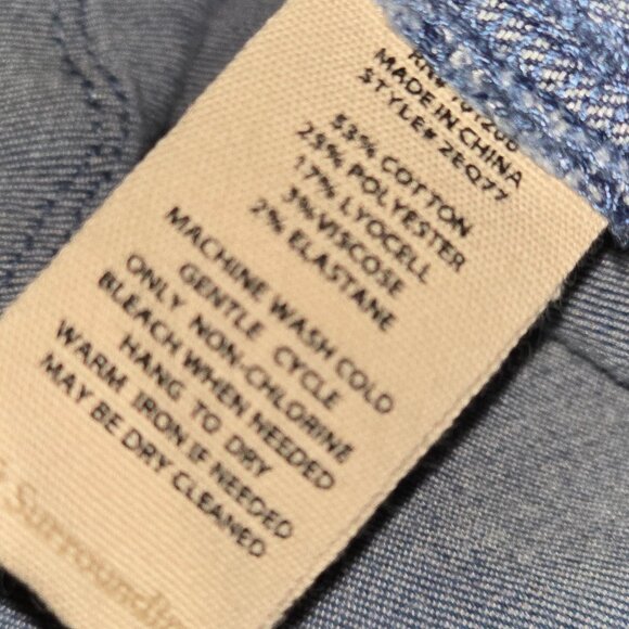 Soft Surroundings Supremely Soft Pull-On Skinny High Rise Jeggings, M, EUC - Picture 8 of 8